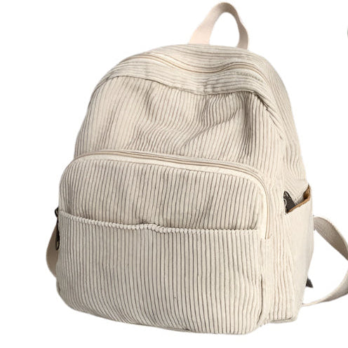 corduroy small backpack.