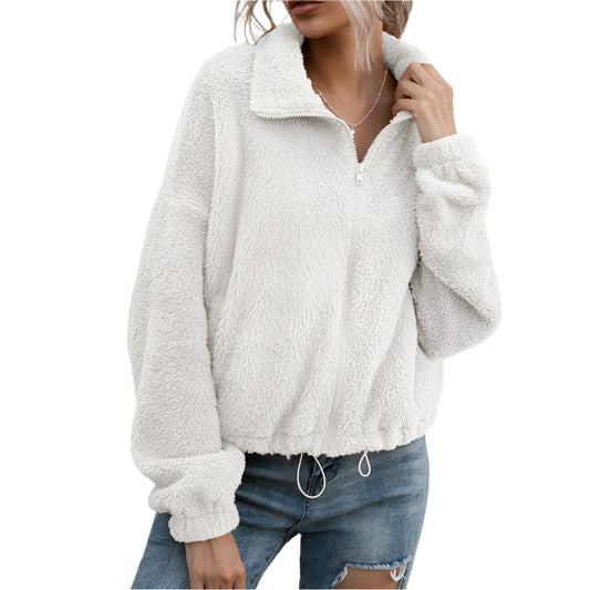 women's drawstring sweater.