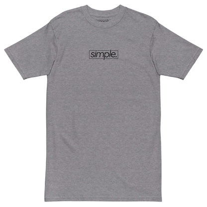 simple. heavyweight tee