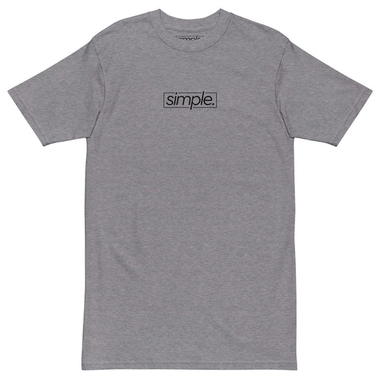 simple. heavyweight tee