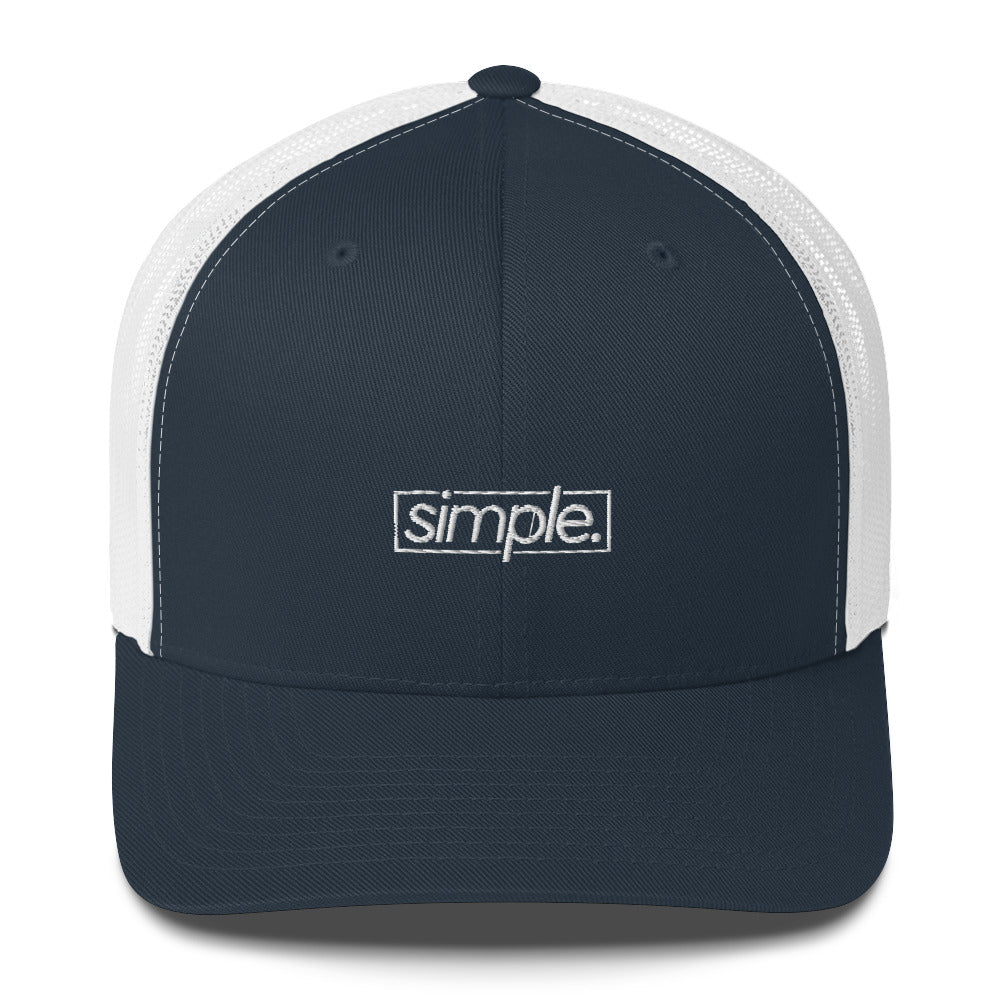 simple. trucker hat