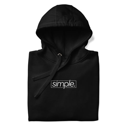 simple. hoodie