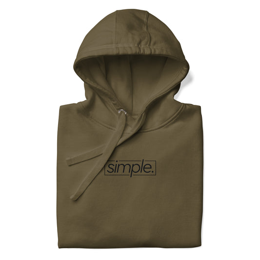 simple. hoodie